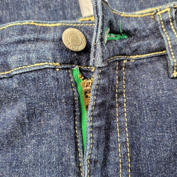 Vintage Y2K Tommy Jeans 1999 Dark Wash Jeans Juniors size 7 - Picture 14 of 16